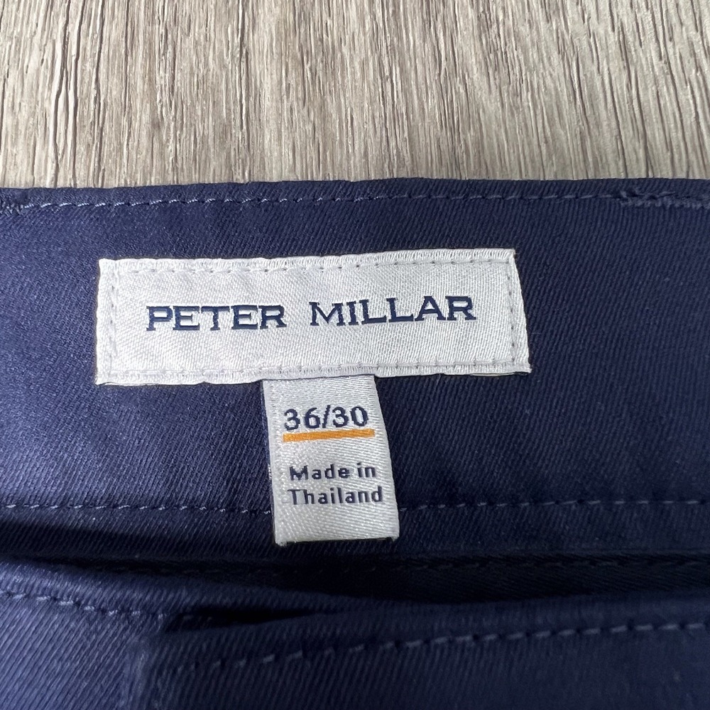 Peter Millar EB66 Performance Five-Pocket Pants Mens Size 36 Inseam 27.5" Blue - Picture 5 of 16